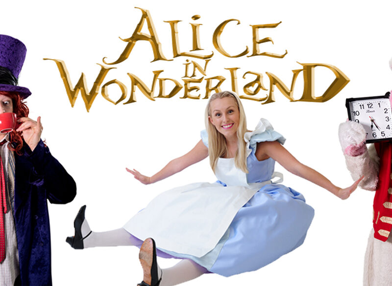 Image of Alice in Wonderland birthday party entertainer at Alice in Wonderland party in Sydney from Superheroes Inc