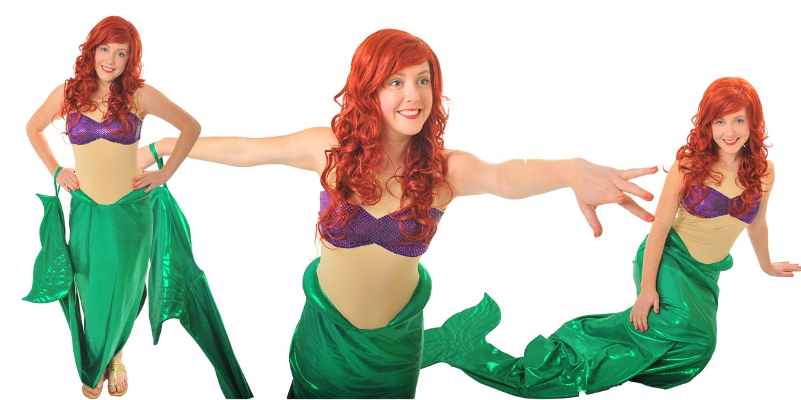 Picture of Ariel party entertainer at The Little Mermaid birthday party in Sydney