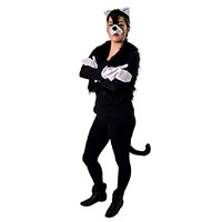 Image of black cat kids party entertainer in Sydney from Superheroes Inc