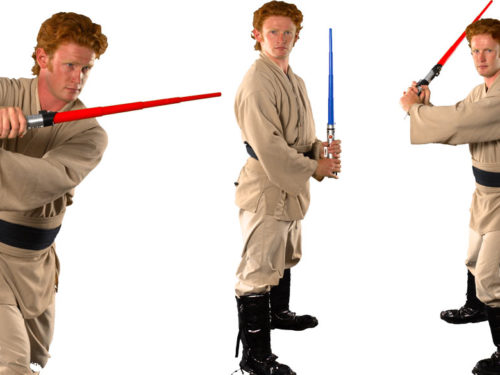 Image of Luke Skywalker kids Star Wars party entertainer in Sydney from Superheroes Inc