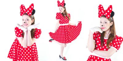 Image of Minnie mouse birthday party entertainer in Sydney from Superheroes Inc