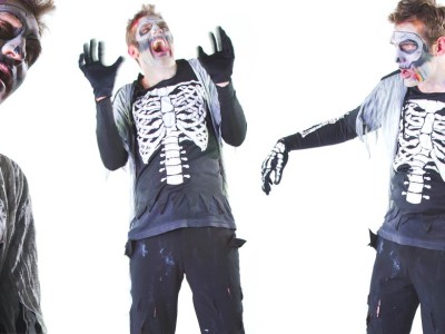 Image of skeleton halloween party entertainer