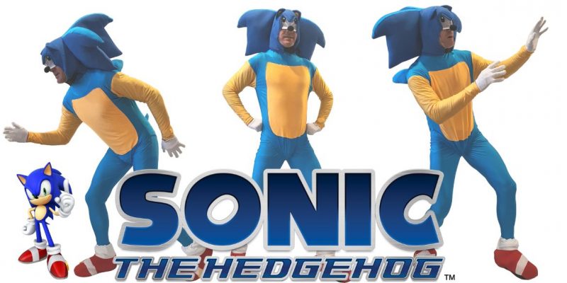 Sonic the Hedgehog party entertainer in Sydney from Superheroes Inc