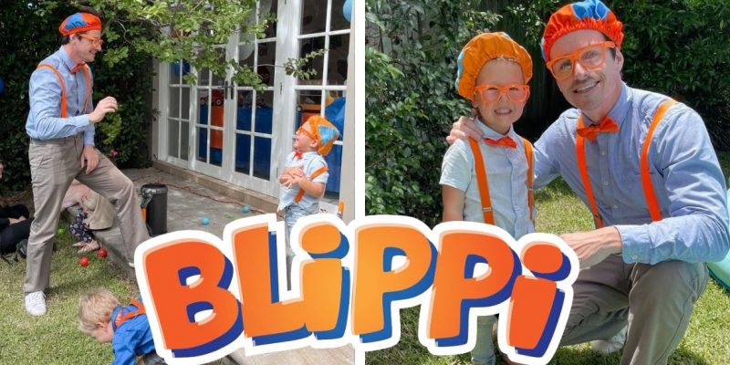 Blippi party Superheroes Inc Sydney Childrens Entertainment Kids Parties